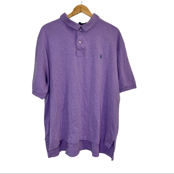 POLO by Ralph Lauren Light Purple 100% Cotton Polo Sz 2XB - Picture 1 of 7